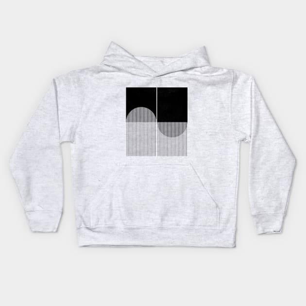 Abstract Wave Kids Hoodie by The Printable Studio